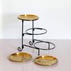 Three Tiers Display Stand for Festives and Casual Dining Detachable Cake Holder Wedding Banquets Cupcakes Holder