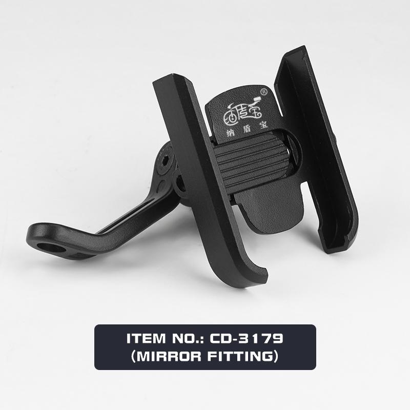 Aluminium Alloy Mobile Phone Holder Bike Motorcycle Cell Phone Holder Motorcycle Holder Phone Charger Manual clip