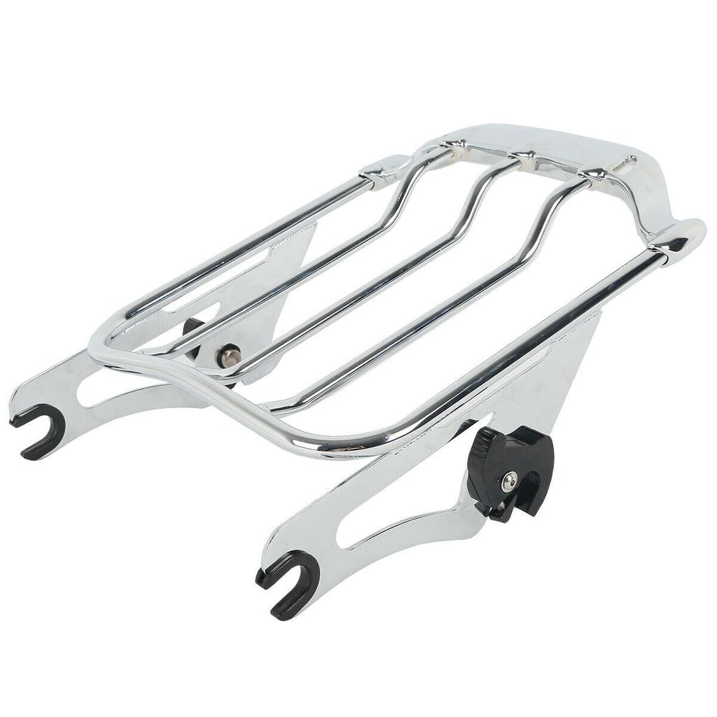 Motorcycle Two Up Luggage Rack For Harley Touring Road Glide Street Glide FLHR FLHT 2009-2024 Air Wing