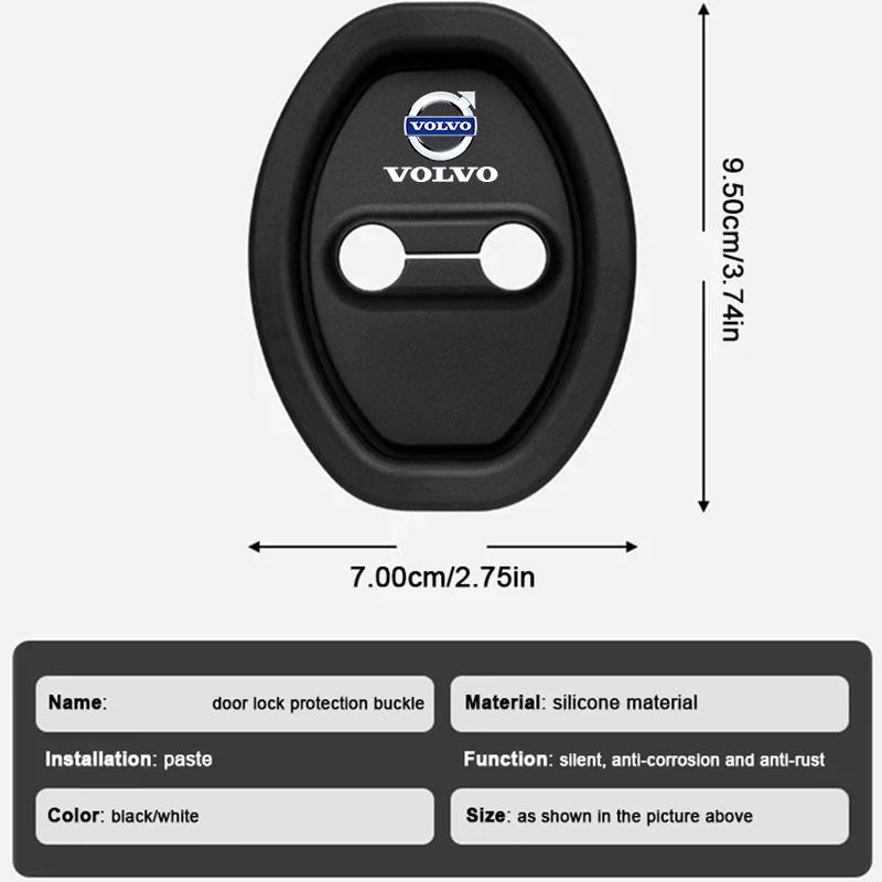 2/4 pz Stile Auto Tappo di Protezione Serratura Porta Accessorio di Modifica Per Volvo XC90 V90 V60 XC60 V40 S80 S60 S90 C40 XC40 V70 XC70