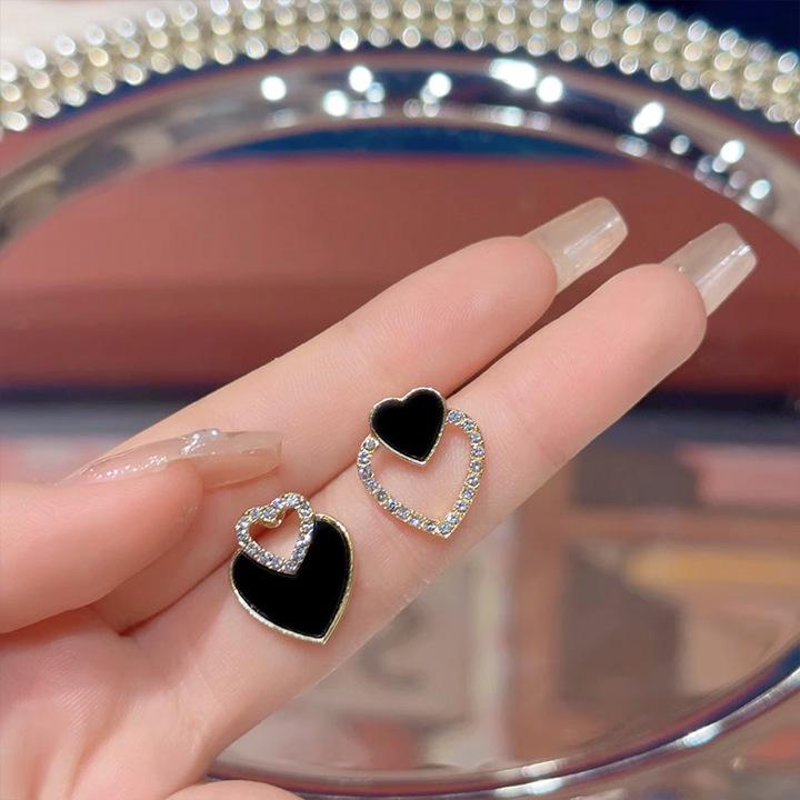 Elegant Floral Bow Earrings - High-End French Design for Women