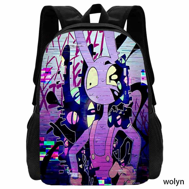 Rucsac de școală de circ digital The Amazing Mochila, rucsac pentru copii din desene animate, ghiozdane de școală de capacitate mare pentru fete băieți Cel mai bun cadou