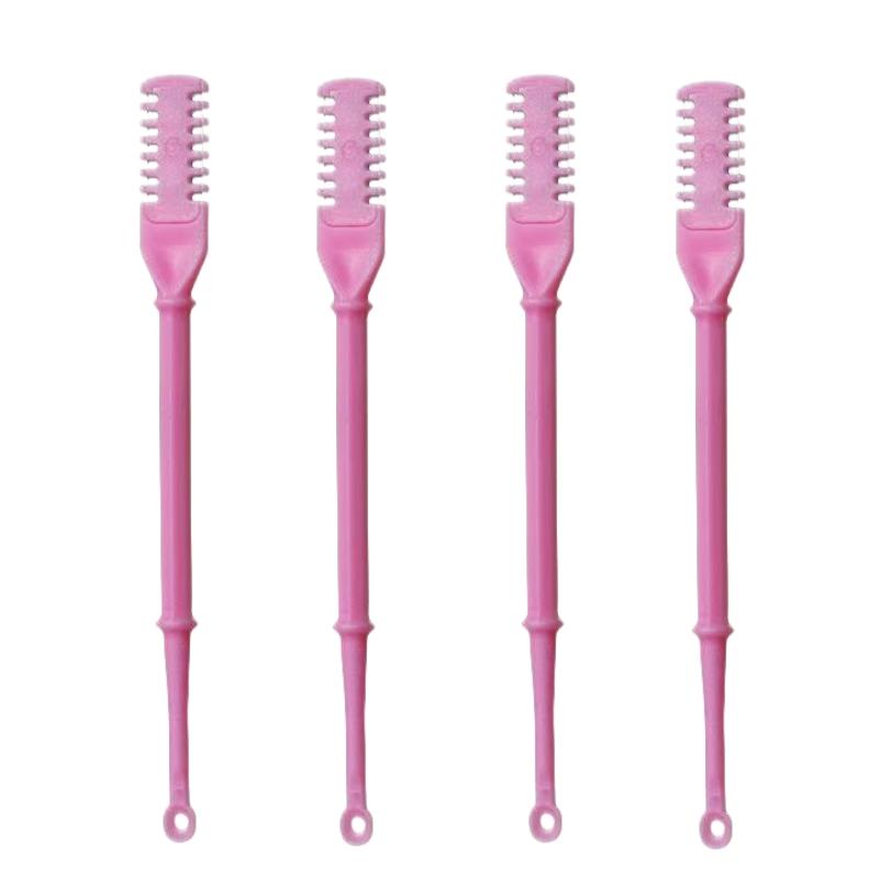 2/4/8Pcs Nose Hair Trimmer 360 Rotating Nose Hair Remover Nasal Clippers for Women Men Washable Manual Nose Hair Trimmers