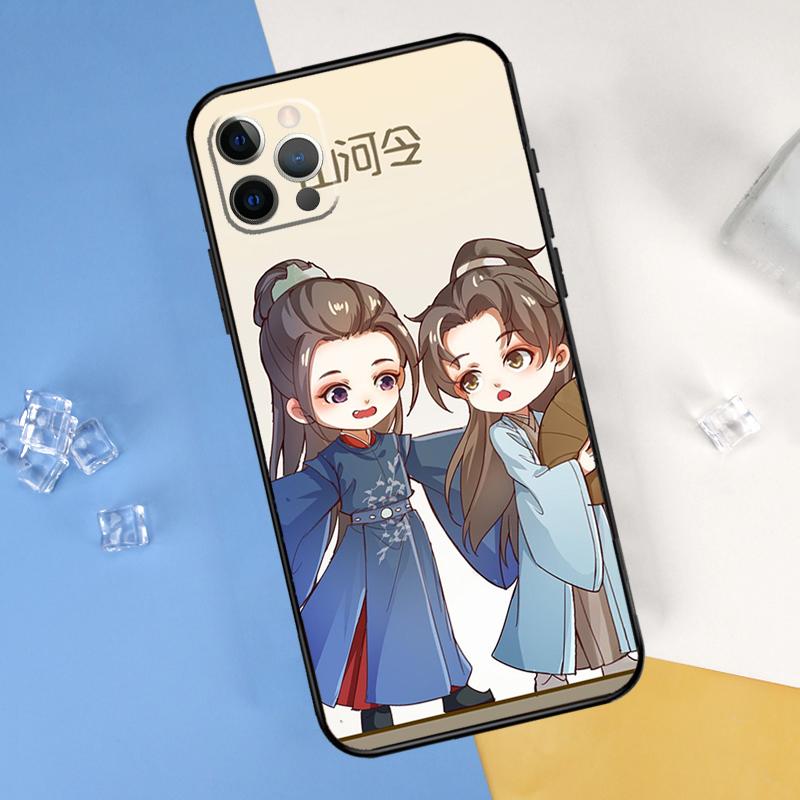 Word of Honor Shan He Ling Phone Case For iPhone 16 Pro Max 13 12 Mini 11 14 15 Pro Max XR 16 15 Plus 16e Cover Shell