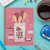Life Is Short Lick The Spoon A Blank Recipe Journal Cookbook Spiral Bound Notebook To Organize Your Recipes