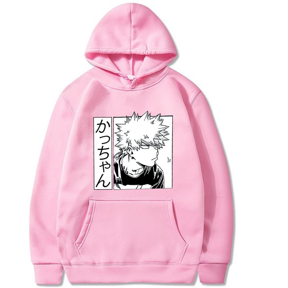 My Hero Academia Hoodies Print Fashion Sweatshirt Hip Hop Casual Unisex Autumn Winter Fleece Streetwear Tops Sudaderas