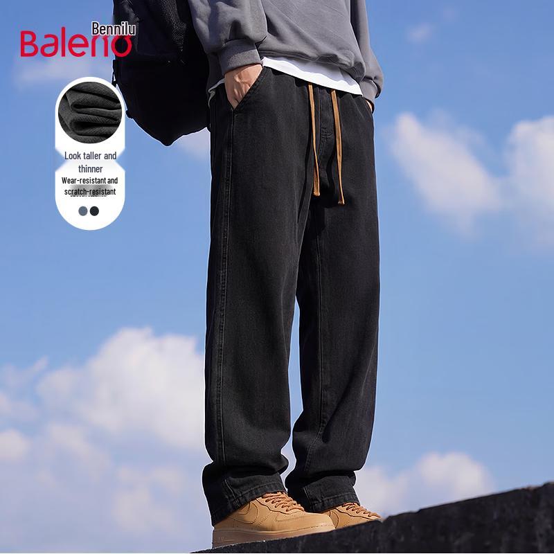 

Baleno Men s American Retro Straight-Leg Jeans XL