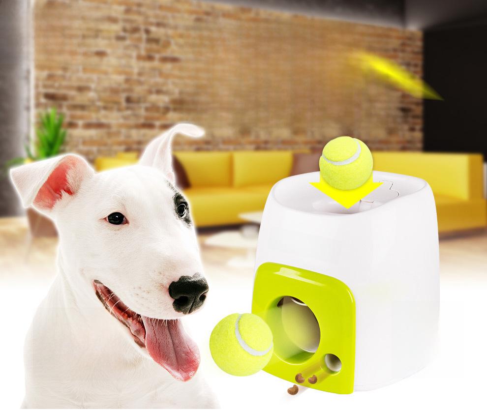 Interaktywna Nagroda do Treningu Psa Podajnik Piłek Tenisowych Zabawka