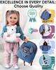 Naturally KIDS Toddler Backpack with Plush Toy Toddler Gift for Boys Girls Small Backpack Unicorn Toy
