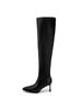 2025 Early Fall Boots Over Knee Boots Pointed High Heel Sexy Hottie Small Elastic Skinny Boots Women.