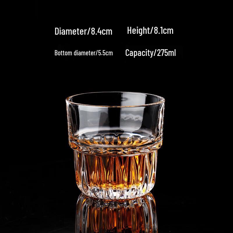 Sikaizhuo Elegant Glass Whiskey & Beverage Tumblers