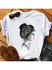 Love Reading Book Girl Printed Tshirt Femme 90s Tumblr Clothes Summer Autumn Winter Basic Female T-Shirt Lady Girl Tops Tees