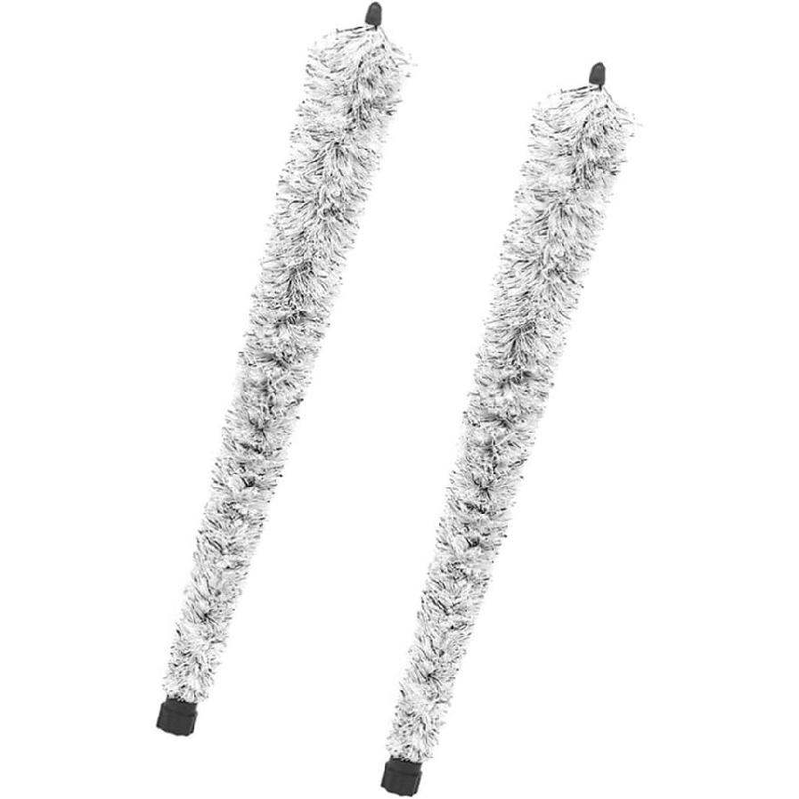 2pcs Alto Saxophone Cleaning Brush Cotton Thread Sax Maintenance Tool for Thorough Inner Wall Cleaning and Soft Saxophone Care Brush