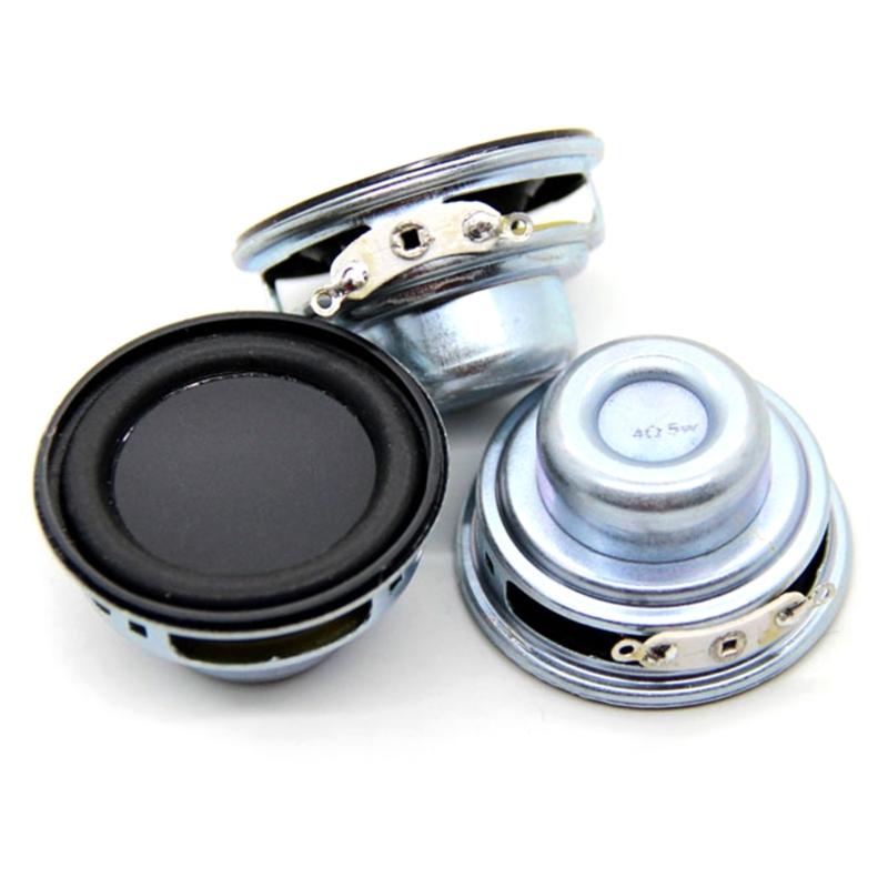 40mm Lautsprechereinheit Kompakt 1,5 Zoll 4 Ohm 5W Lautsprecher Ersatz Vielseitige Metall-Lautsprecherkomponente für tragbare Geräte