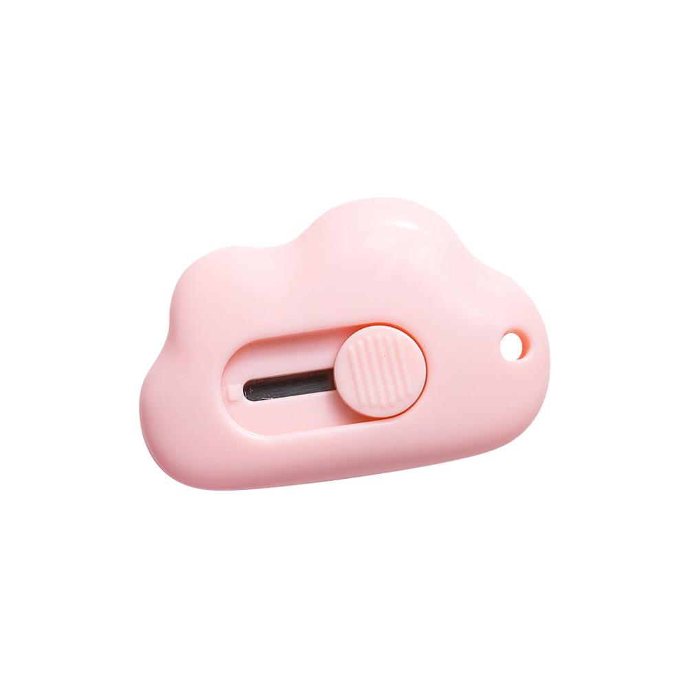 

Милый мини-портативный канцелярский нож цвета облака, резак для бумаги, режущие инструменты, канцелярские принадлежности для офиса, режущие принадлежности розовый