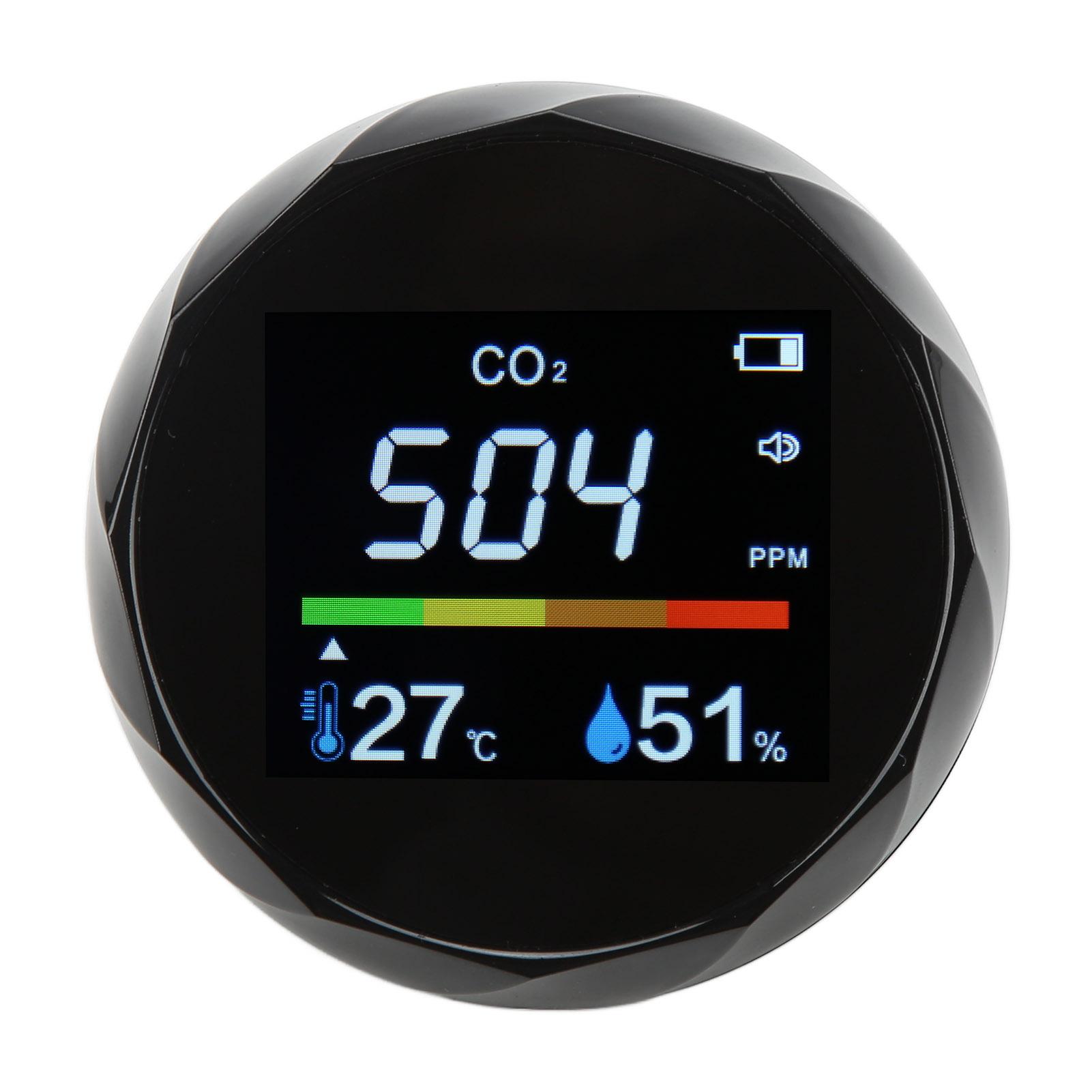 

CO2 Monitor Carbon Dioxide Temperature Humidity 3 in 1 Portable Quality Detector ZN‑2CO6