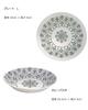 Hiroi Mino Ware Dinnerware Set, 5-Piece "Moroccan" M-mode, Stylish, Dishwasher and Microwave Safe, Made In Japan (White)