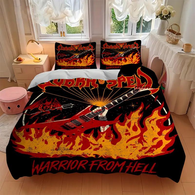 Cobra Spell Bedding 3 Piece Set HD Print Duvet Cover Pillowcases for Teens Adult Bedroom Decoration Christmas Gift