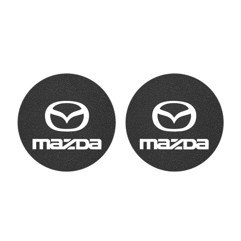

2025 Hot 2PCS Car Anti Slip Mat Coaster Water Cup Slot Accessories For Mazda CX9 CX3 CX30 CX7 MX3 2 3 6 5 CX5 Demio MX5 Axela MP