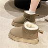 Thick-soled Short Boots Women's Winter Snow Boots Fur Integrated Fleece Thickened Versatile Cotton Shoes Low Tube Women's Boots Wholesale