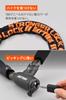 Daytona Motorcycle Wire Steel with LED Light and Stronger Steel Link 48493 Lock, 26mm Alloy, Key, Lock, 2000mm,