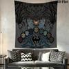 Skyrim Wall Tapestry Aesthetic Wall Hanging Printed Fabric Blanket Decorative Tapestries for Bedroom Living Room Home Decor