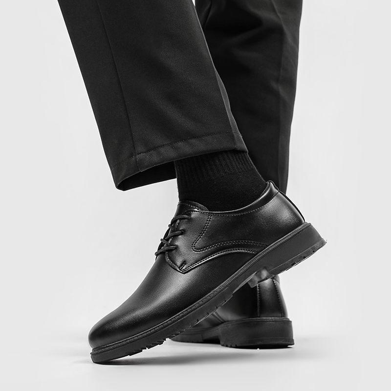 Fashion Non Slip Lace Up Low Heel Soft Man Casual Shoe Cowhide Summer Sale Footwear Offer Designer New In Slip-on Leather Shoes for Men