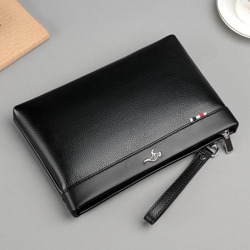 Men's Clutch Handbag - Trendy Underarm Envelope Bag & Mobile Phone Holder