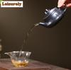 191ml Classic Yixing Purple Clay Teapots Handmade  High Mountains Pot Raw Ore Stone Yellow Mud Kettle Zisha Tea Set Tableware