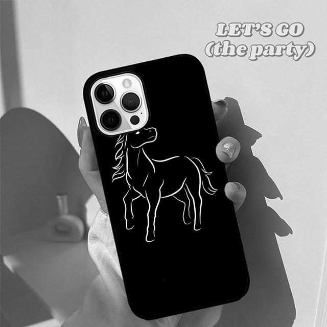 Autumu Horse Pony Horse Heartbeat Phone Case Cover for iPhone 17 Air 16 16e 15 12 11 13 14 Pro Max Apple Plus Coque