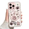 Cute Claws Are Suitable for Apple 16promax Mobile Phone Case 13 New 15pro Transparent 1211Pro All-inclusive Anti-drop.