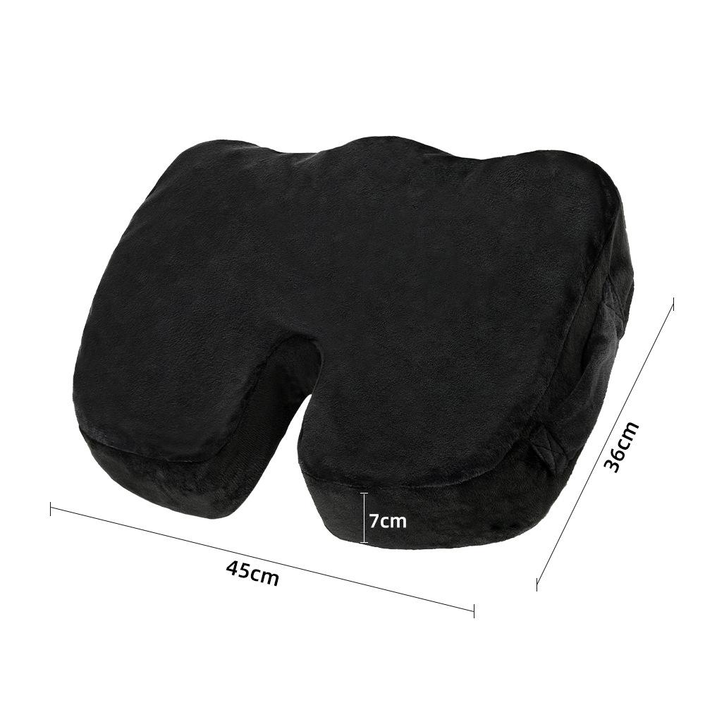 Comfortable breathable seat cushion, U-shaped design wave sponge massage cushion can relieve buttock pressure/coccyx pain
