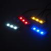 12V Motorcycle License Plate LED Light Motorcycle License Plate Warning Light Universal Tail Light Decor Motorcycle Accessories
