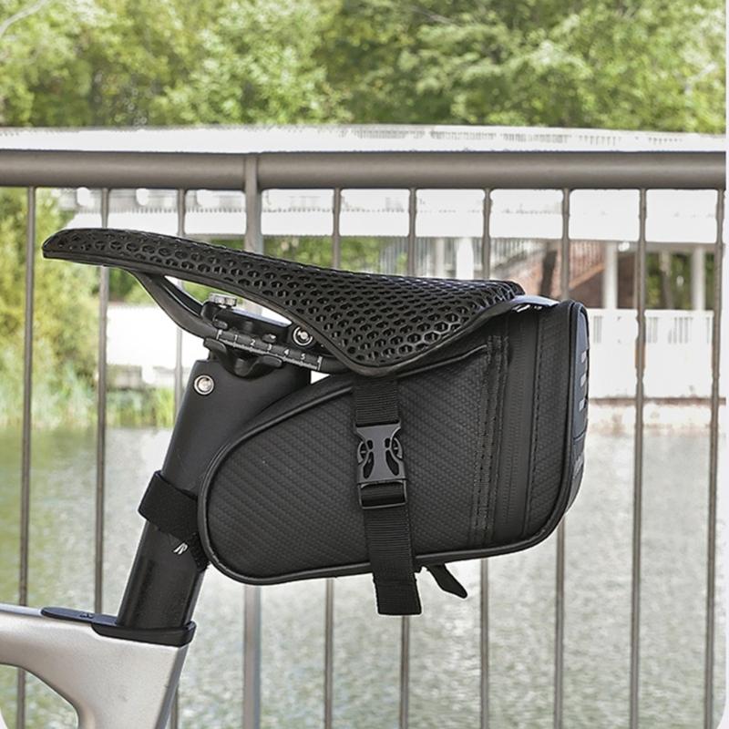 Mountain Bike Saddles Bag Bicycles Cycling Seatpost Rear Tail Bag Bicycles Seats Rear Tool Pouches Easily to Install