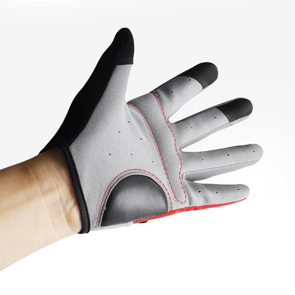Nonslip Bicycles Touchscreens Gloves Full Finger Cycling Gloves Outdoor Shock Absorbing Workout Gloves Wear Resistance
