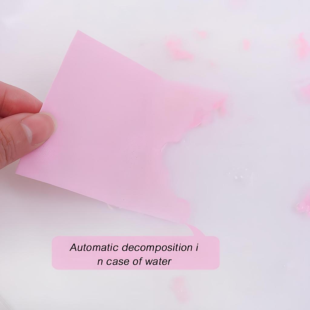 30Pcs Laundry Sheet Dissolves Easily Easy To Use Cream Eco-stripes Washing Detergent Paper Household Supplies