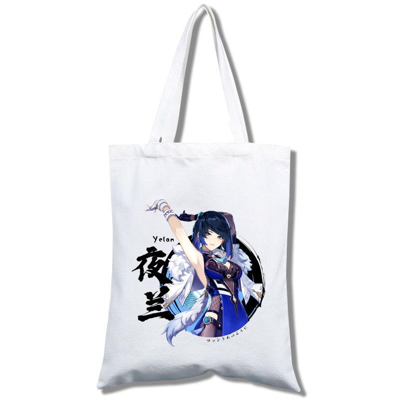 Anime Genshin Impact Canvas Bag Tote Bag