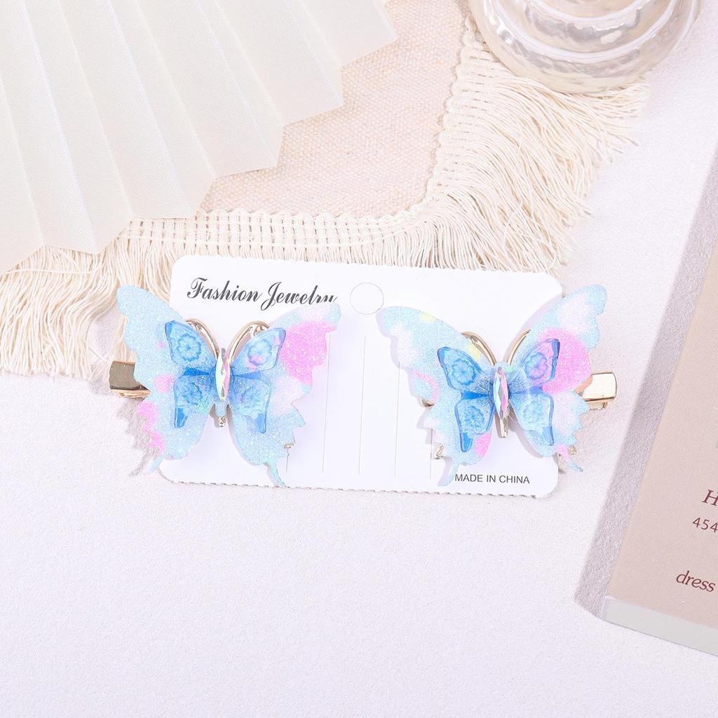 Cross-Border Butterfly Hair Clip for Girls - Ancient Costume Style Hair Accessory