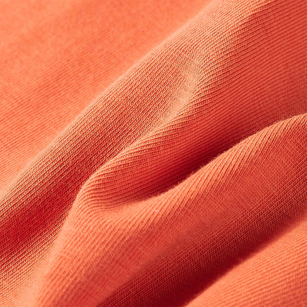 Children's Long-Sleeved T-shirt, Burnt Orange, 140