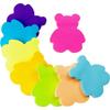 Cross-Border Love Heart & Star Shaped Colored Sticky Notes - Reusable Fluorescent Message Stickers