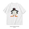 Pingu Judging Shirt Summer Woman Man Casual Breathable Printed Tshirt Fashion Oneck S3XL Tops Couple Gift Shortsleev