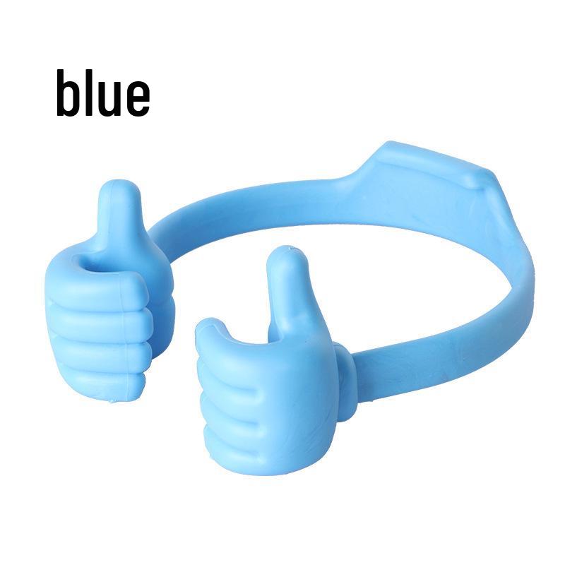 Creative Thumb Holder: Portable Desktop Tablet & Phone Stand for Lazy Users