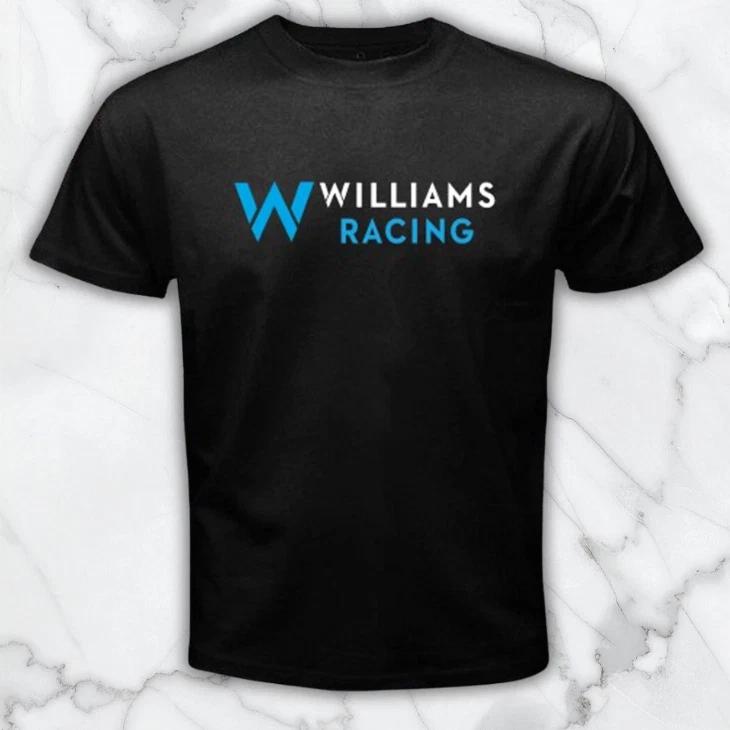 Williams Racing Team Car Men s Black Graphic T Shirt Freeships XXXL
