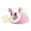 LIKENNY Winter Hamster Cushion Bed, Warm Hamster House, Sleeping Bag, Playground, Rest Area, Warm Nest, Cold Protection, Thermal Insole, Small Animal