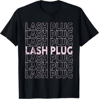 Vintage Lash Plug Eyelash Stylist Lash Artist Lash Tech T-Shirt