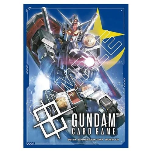 Bandai Gundam Card Game Official Card Sleeves 01 Gundam/EFSF Card Sleeves (70 Sleeves)