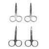 Stainless Steel Eyebrow Scissors & Nose Hair Clippers with Double Eyelid Tape