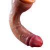 Dildo-XXL 33cm Realistic Soft Liquid Silicone Dildo with Veins,5 Sizes Super Huge Thick Phallus for Women&Men,Strong Suction Cup,Flexible G-Spot Toy