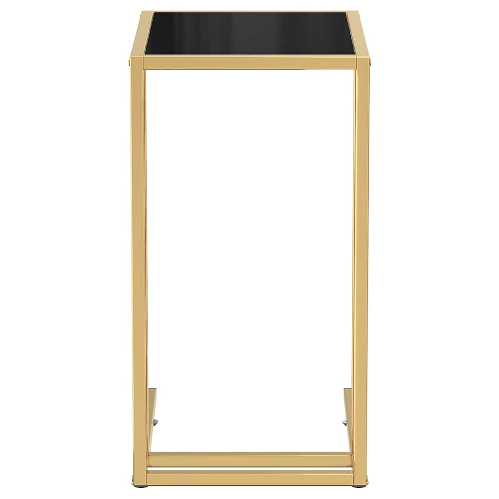 Vidaxl Schwarz Couchtisch + Beistelltisch, Bemenita (35 X 35 X 65 Cm) - Bild 3