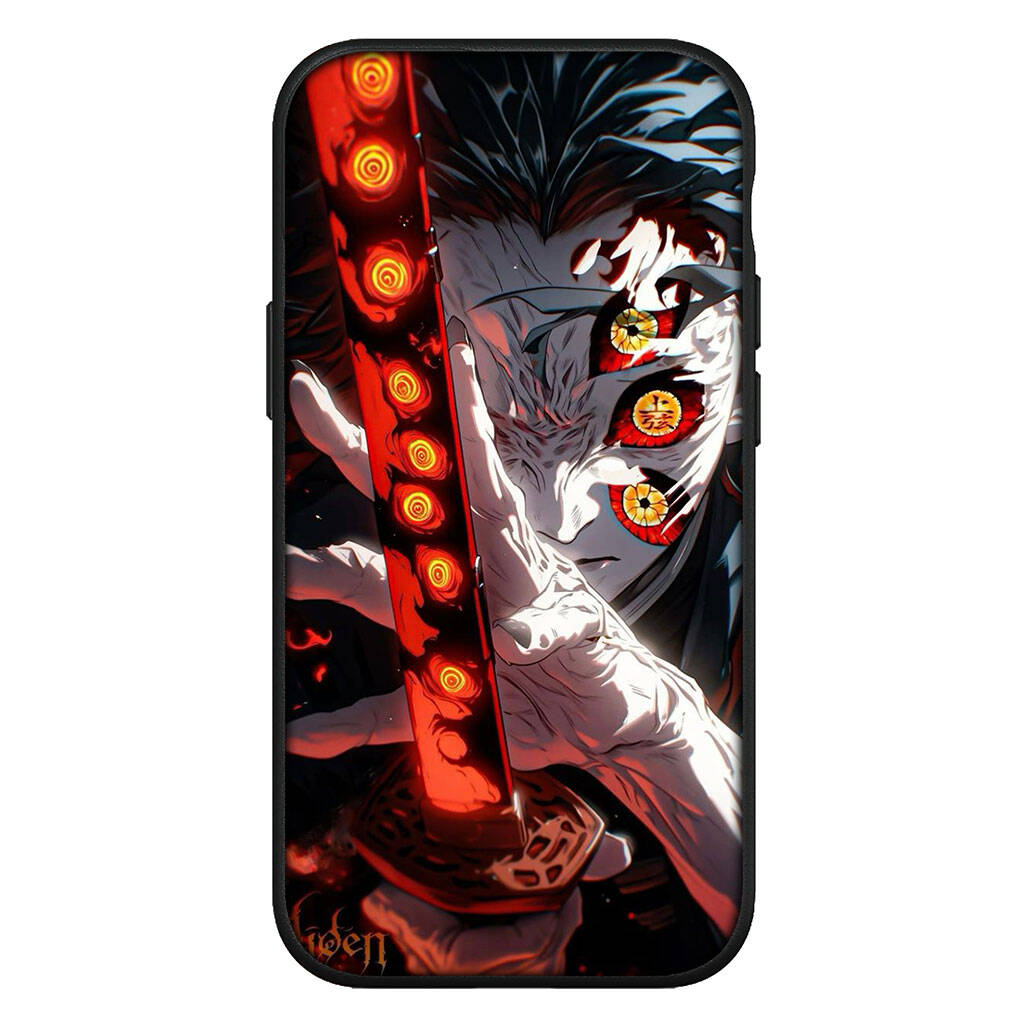 for Samsung Galaxy S25 S24 S23 iPhone 17 16 15 Xiaomi Redmi Note 14 13 12 11 Plus Pro Max Case Kamado Tanjiro Kokushibo Demon Slayer OPPO Huawei Cover